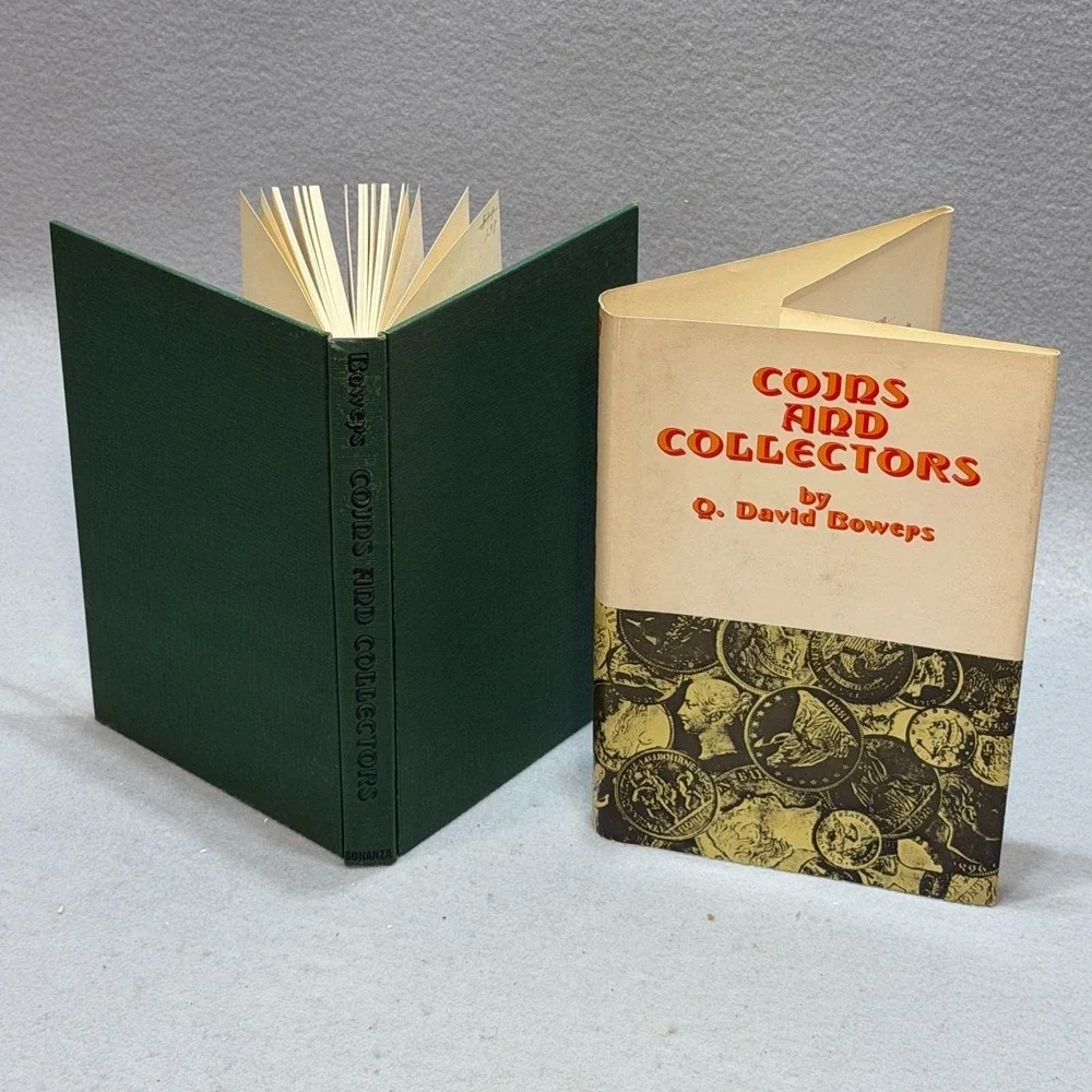 Vintage 1971 Coins and Collectors Q. David Bowers First Printing HC Numismatics